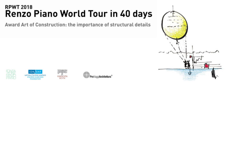 Renzo Piano World Tour 2018. Un viaggio tra le più belle architetture del mondo.