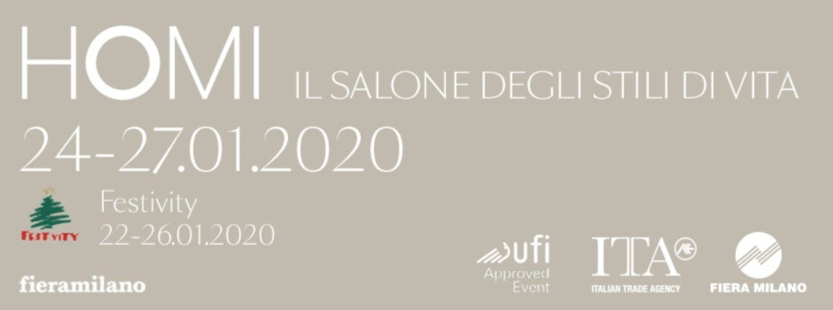 HOMI, il Salone degli stili di vita dal 24 al 27 gennaio 2020