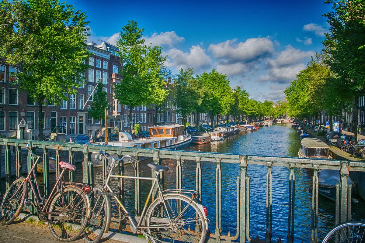 Amsterdam Paesi Bassi Viaggio Sostenibile Primavera