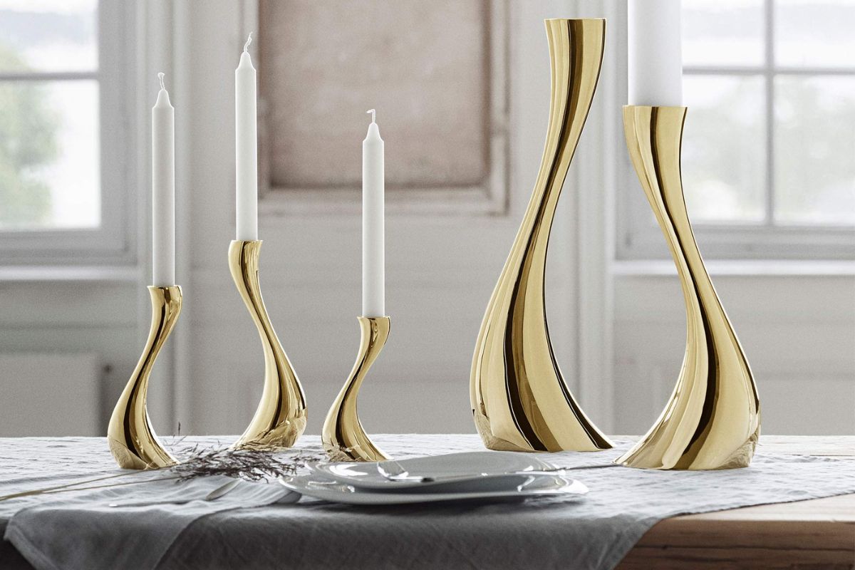 Candelabro Cobra di Georg Jensen CENTROtavola primaverile