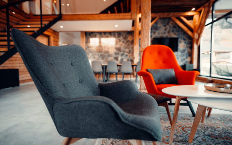 Arredare uno chalet in stile rustico moderno