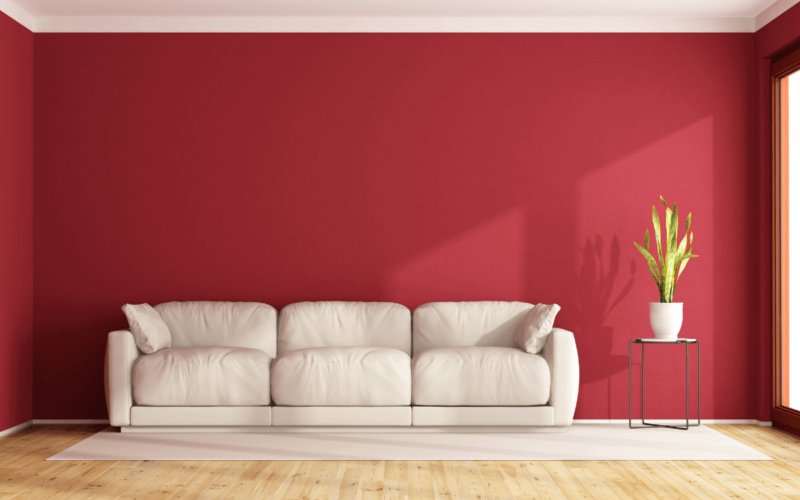 Color vermiglio: caratteristiche e idee di design per un ambiente elegante