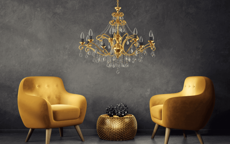 Color oro nell’arredamento: consigli e idee per un design di lusso