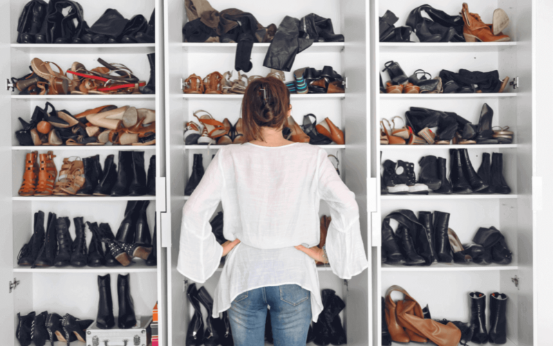 Come sistemare le scarpe per una casa in ordine