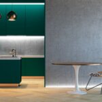 Cucina bianco e verde|Quale materiale sta bene con il legno|Quale materiale sta bene con il legno|pareti in legno moderne