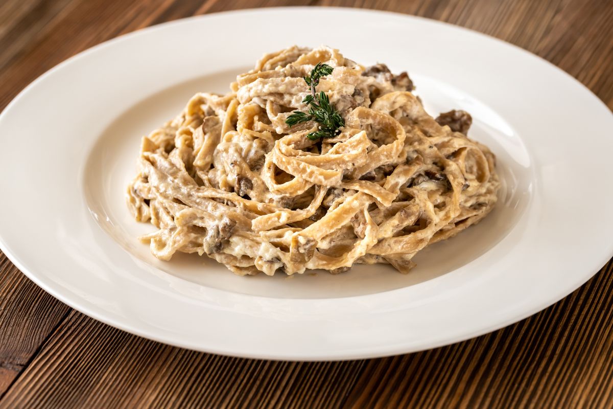 fettuccine ai funghi porcini