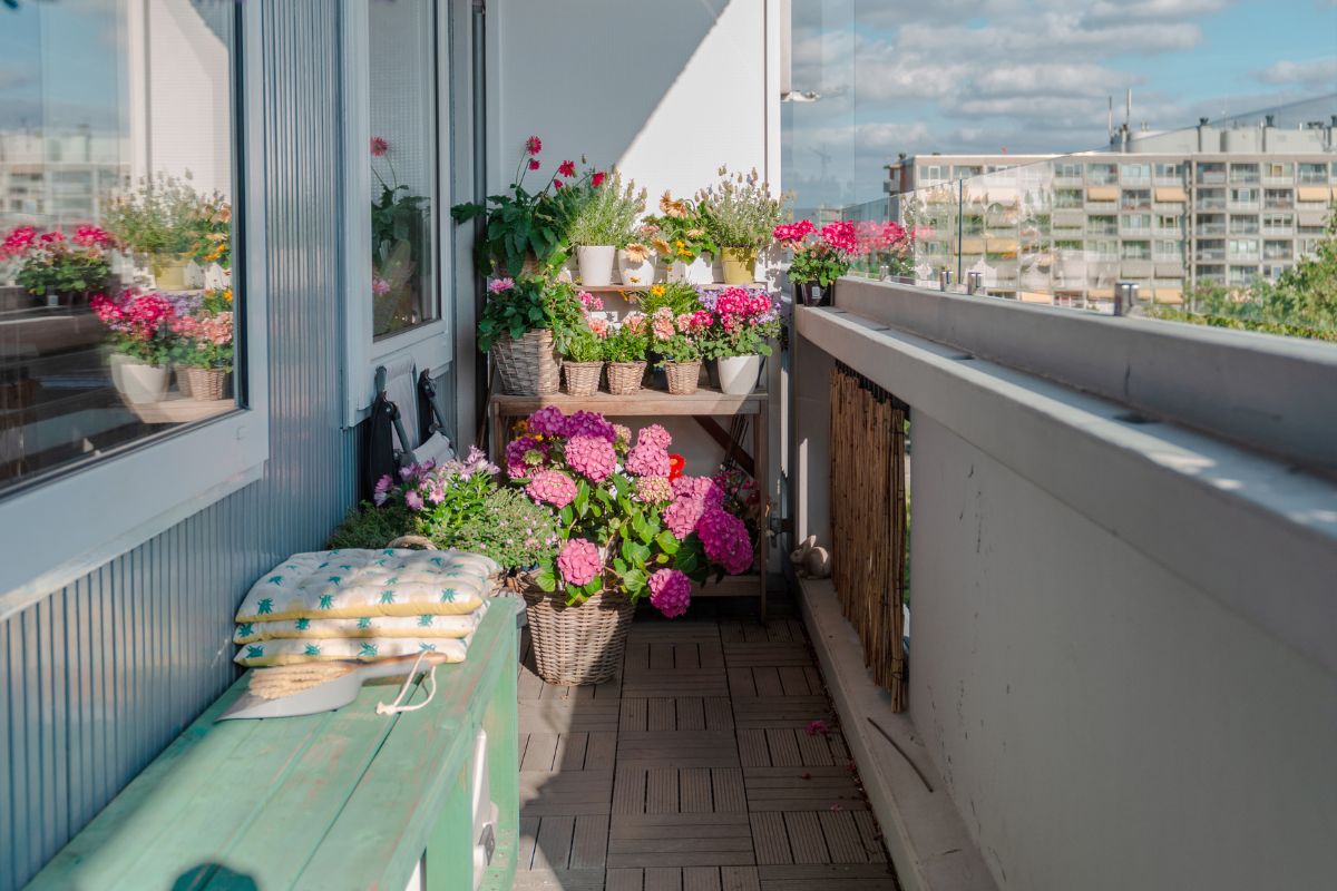 Giardino sul balcone