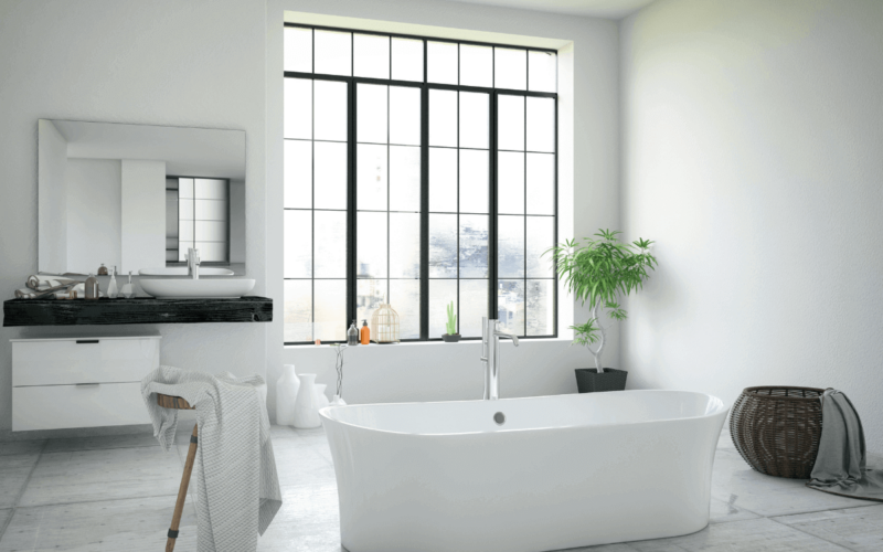 Colori per pareti e arredo bagno: consigli per uno stile moderno elegante