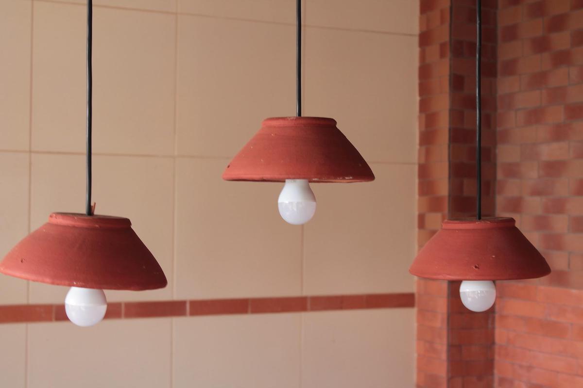 Lampadario con coppette