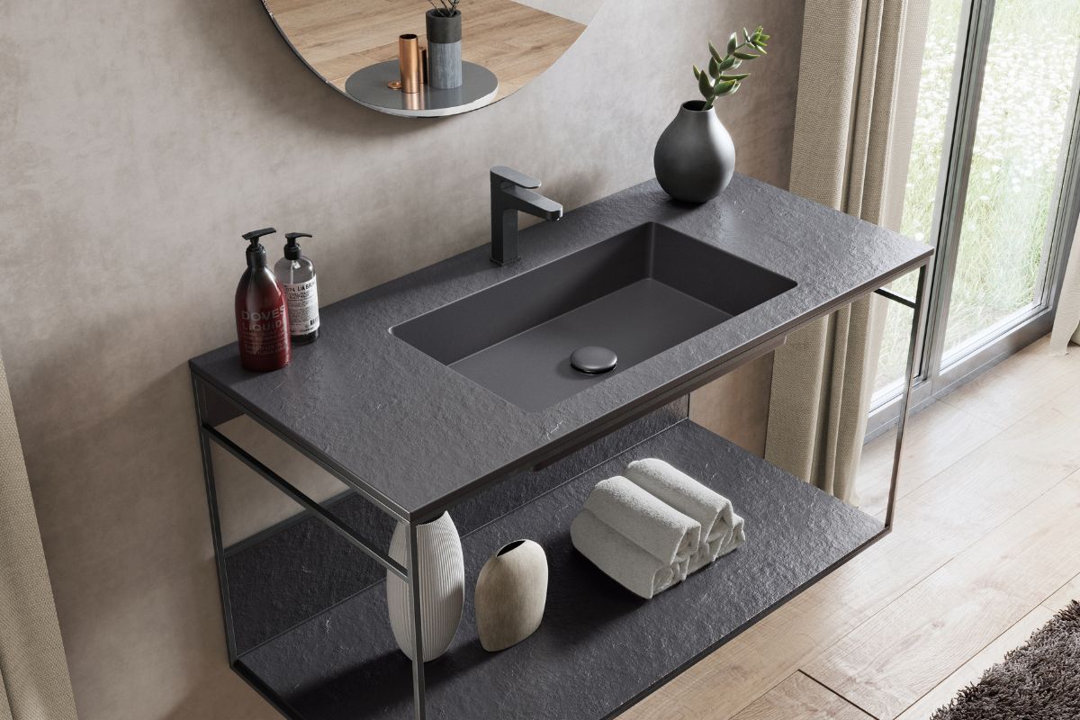 Mobile bagno nero moderno