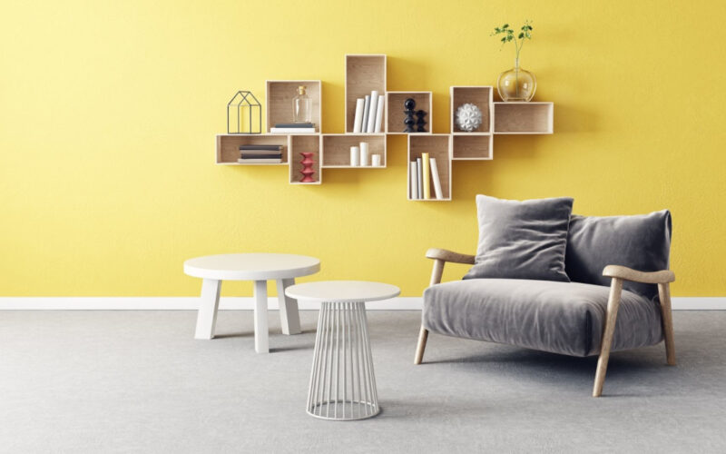 Pillole di interior design: giallo e grigio nell’home decor