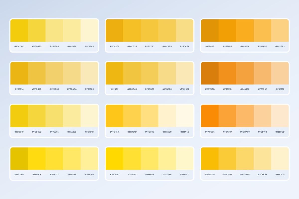 Palette Giallo - colore primario