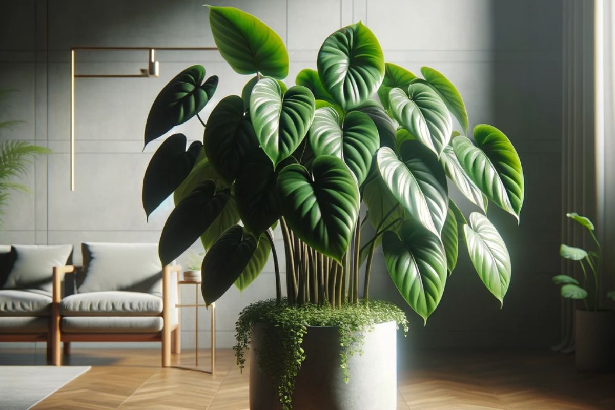 Philodendron piante che non sporcano