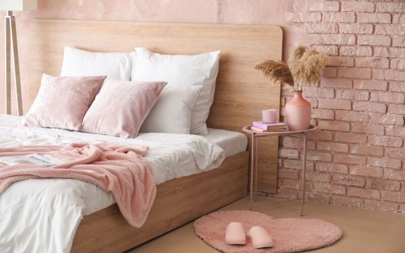 Camere da letto rosa|stanza fucsia|Camere da letto rosa salmone|Camere da letto rosa|Rosa antico|Rosa e verde