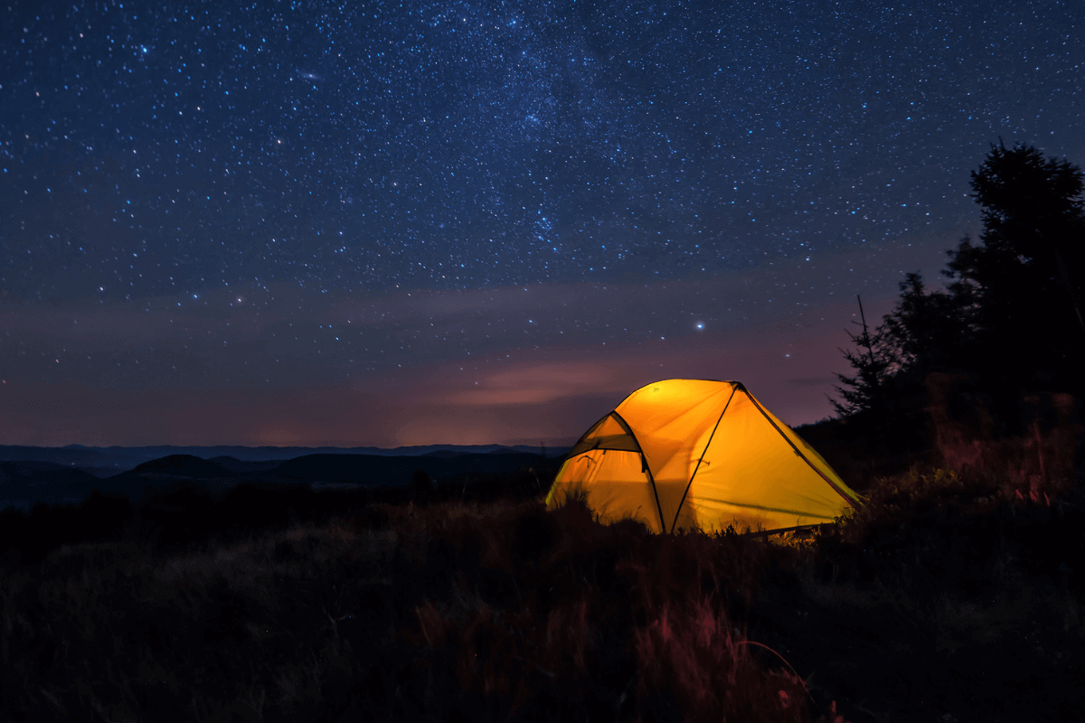 dormire sotto le stelle Piemonte