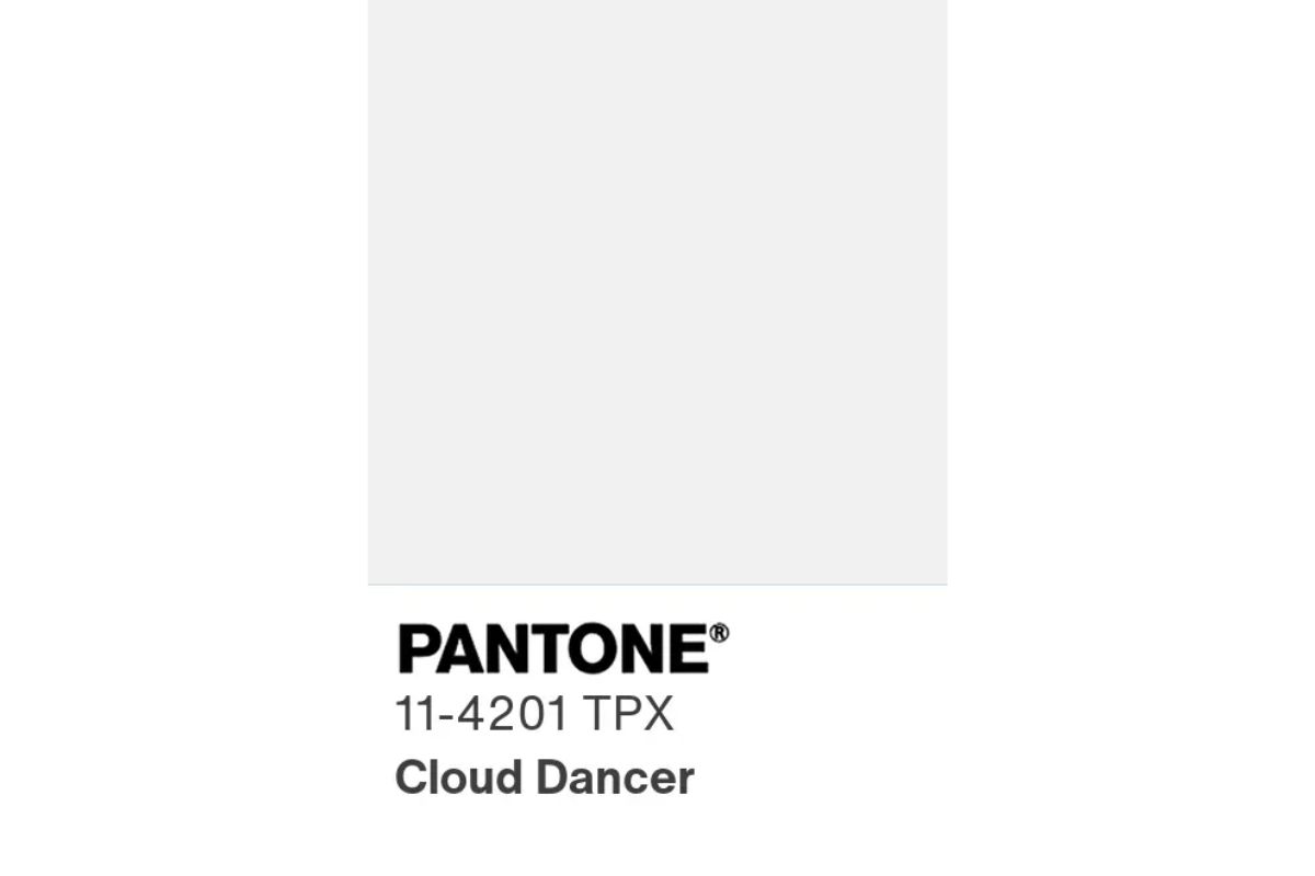 Tonalità Pantone 11-4201 TPX - Bianco neve