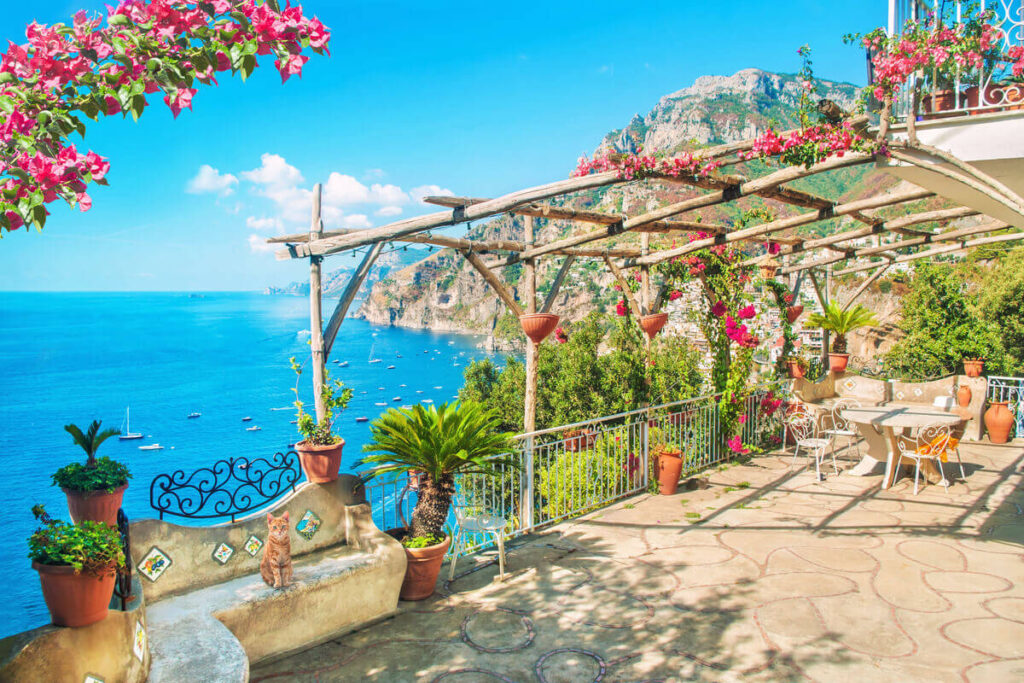 Il balcone stile mediterraneo