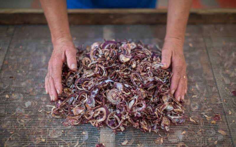 cipolle essiccate|I Contadini|pomodori essiccati|il cappero di racale