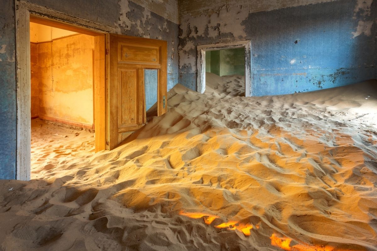 città abbandonata nel deserto Namibia