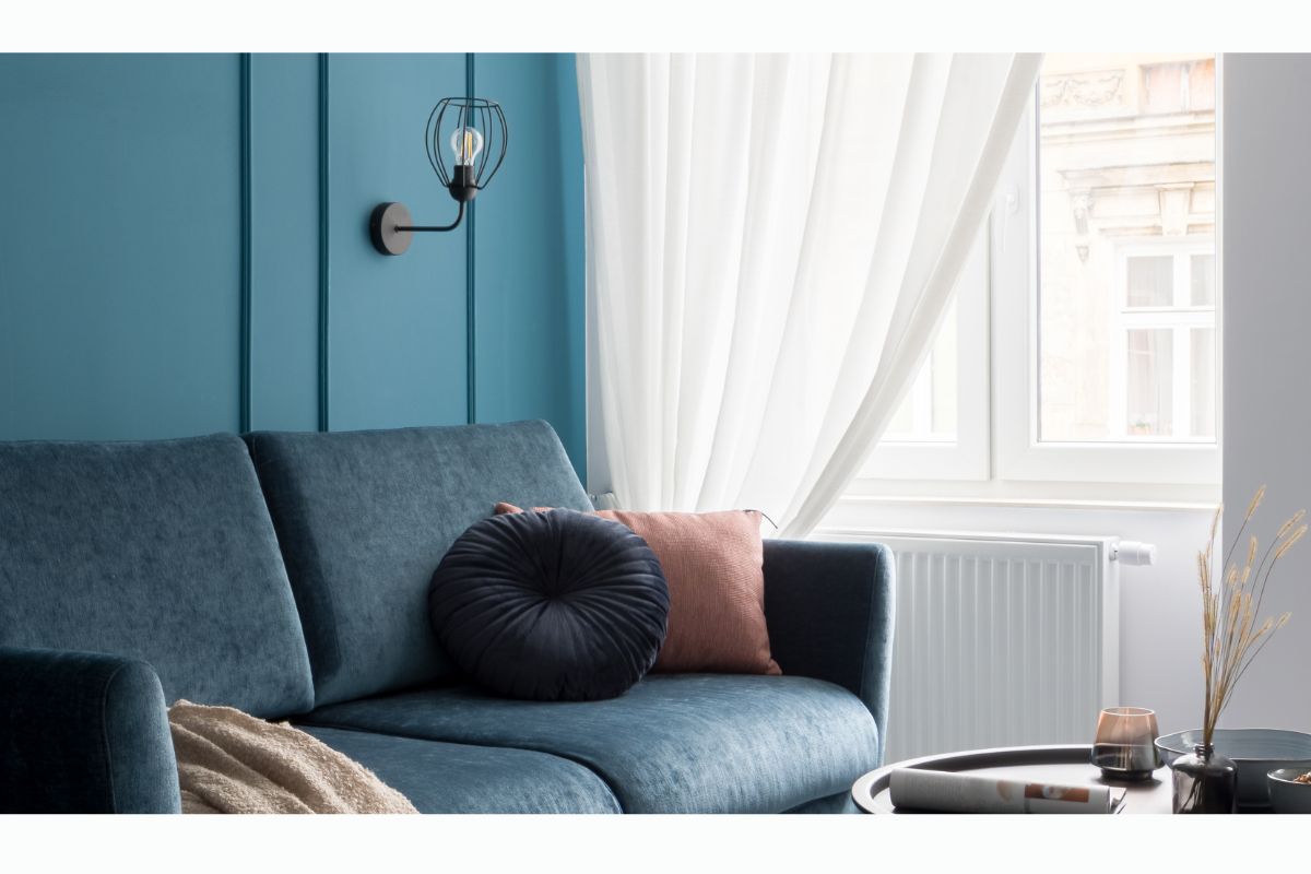 colori primari interior design blu