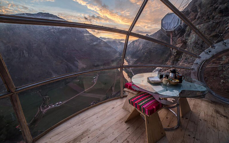 Peruvian Skylodge hotel: vita sospesa nel vuoto