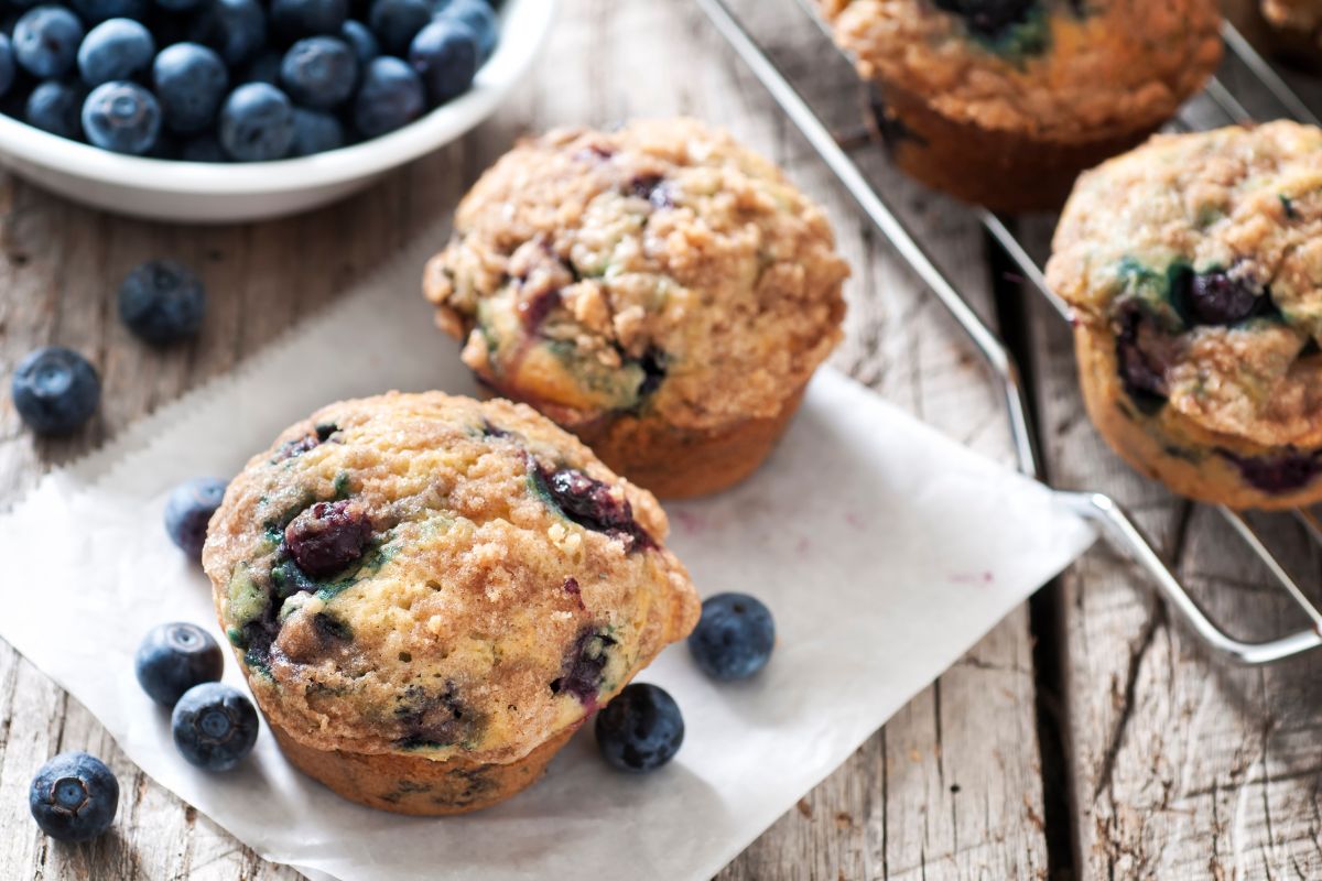 dolci che si possono mangiare con il colesterolo alto muffin mirtilli