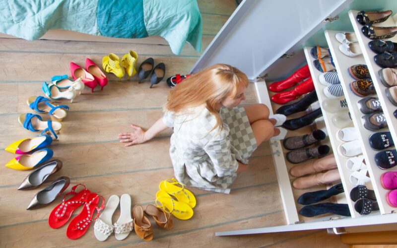 Casa piccola: idee alternative  per conservare le scarpe