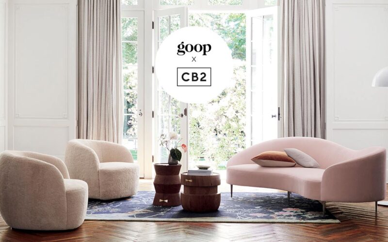 Gwyneth Paltrow's Goop arredamento|Gwyneth Paltrow||Curvo divano Gwyneth Paltrow