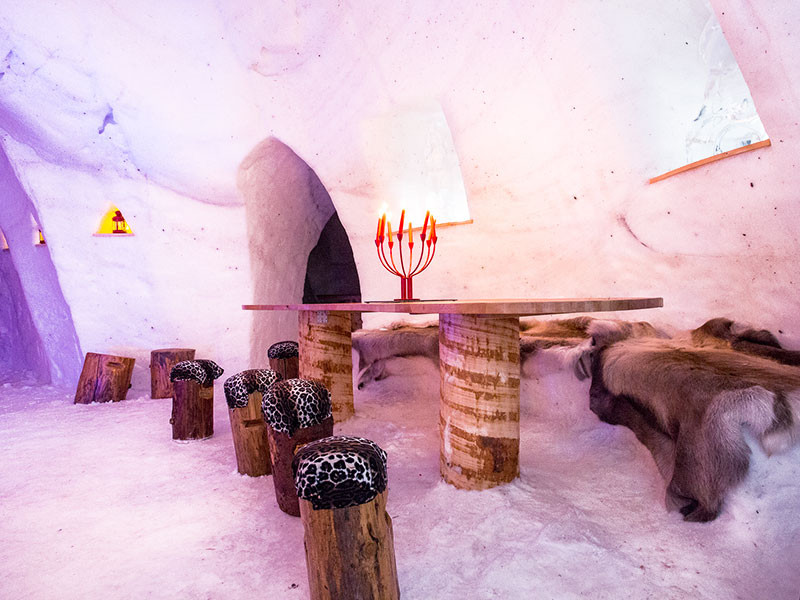 Una notte in un igloo