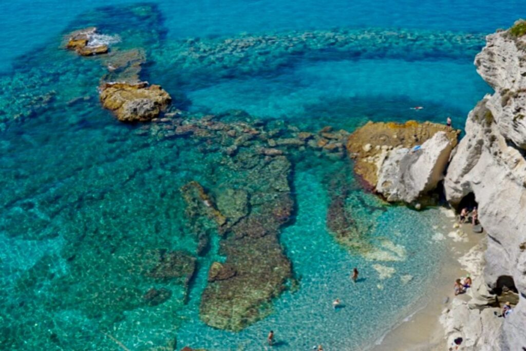 il mare di Tropea, il borgo più bello d'Italia