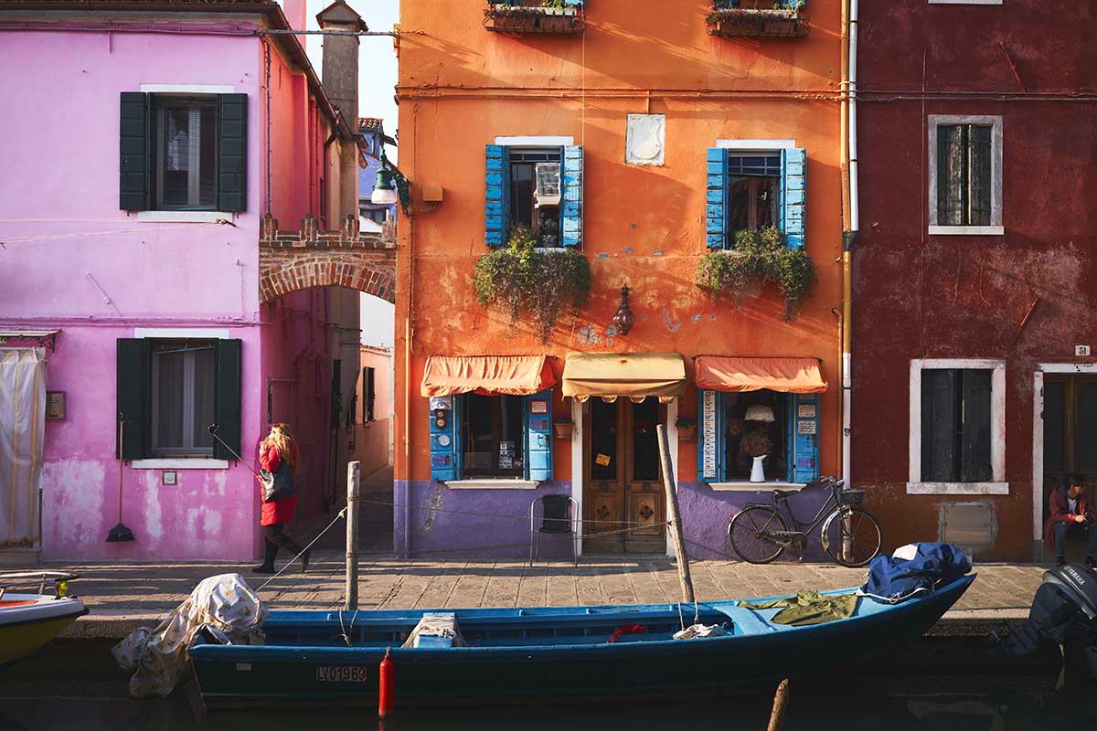 Burano e la storia delle case colorate 