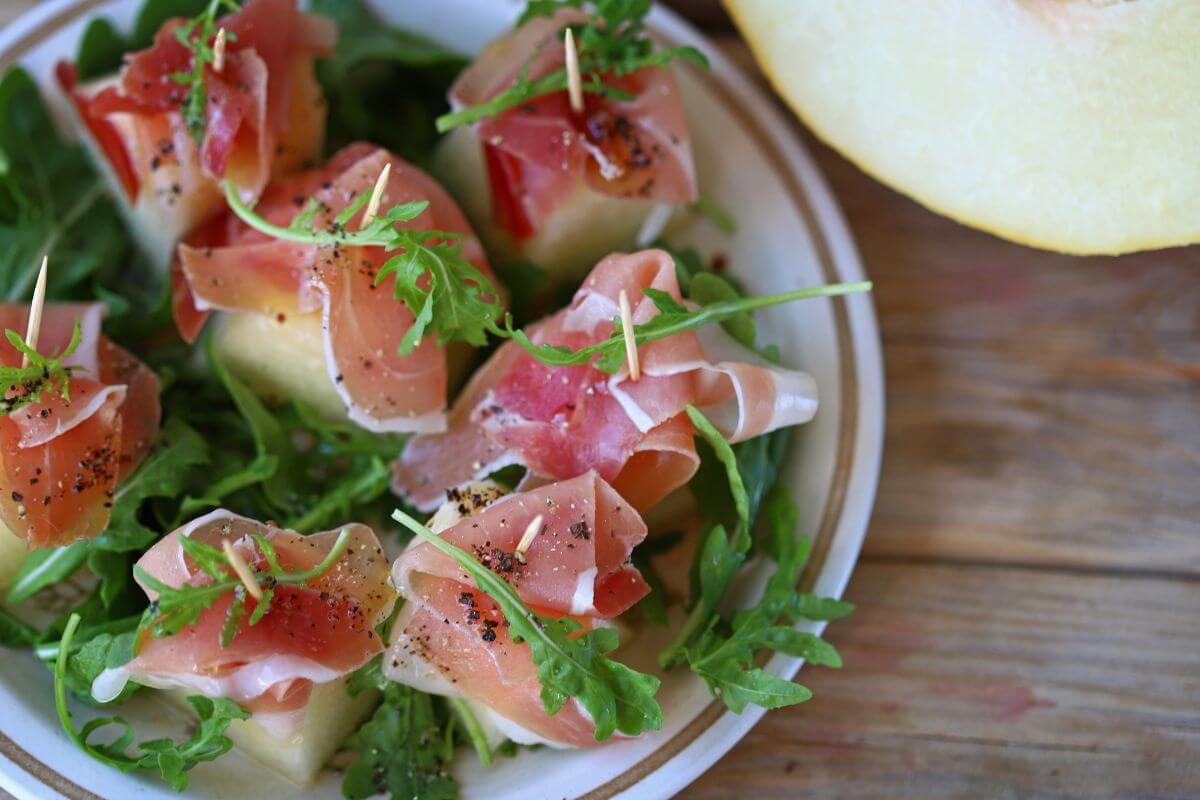 Spiedini di Melone e Prosciutto