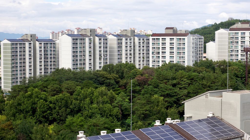 palazzi con tetto fotovoltaico