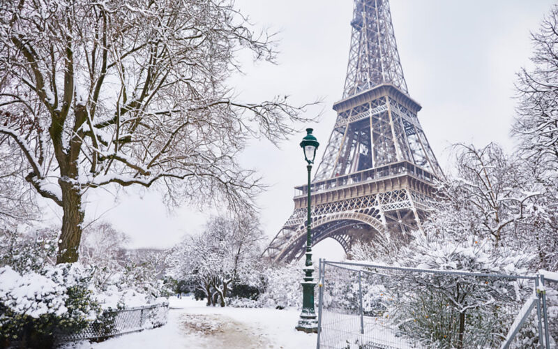 Parigi sotto la neve|Mercatini natalizi a Parigi|Galleria Lafayette - Parigi