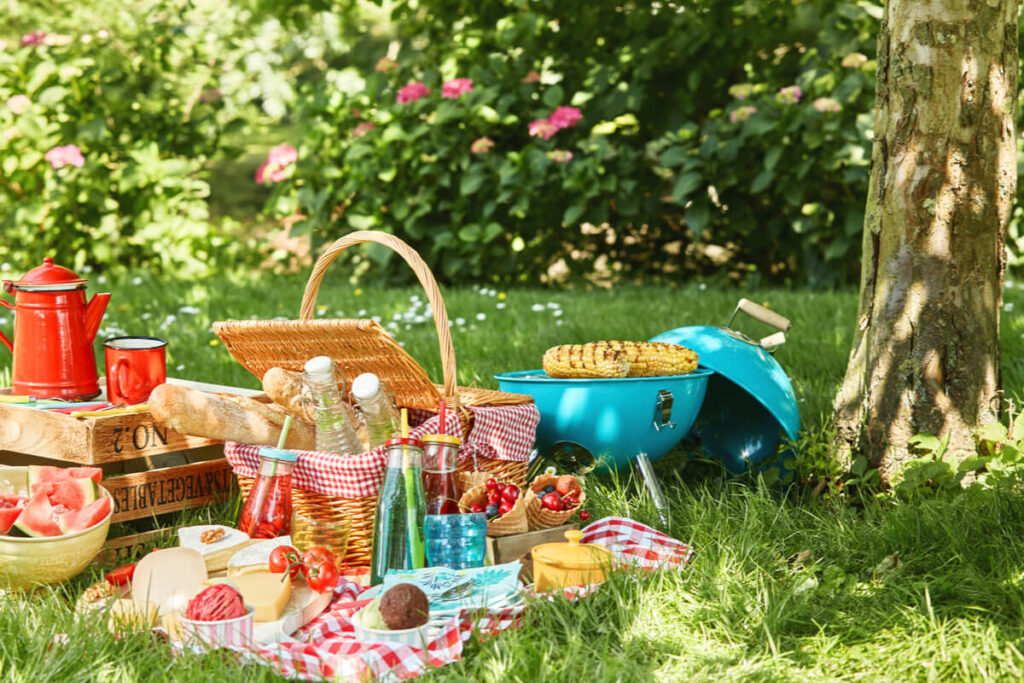 Come organizzare un pic-nic in giardino