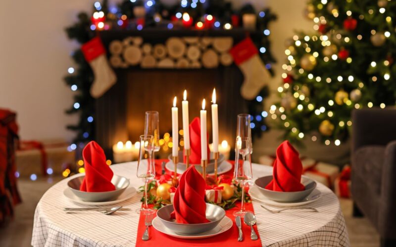 Come decorare la tavola per il pranzo di Natale: idee sostenibili