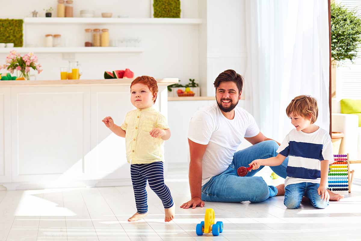 passare il tempo a casa con i bambini