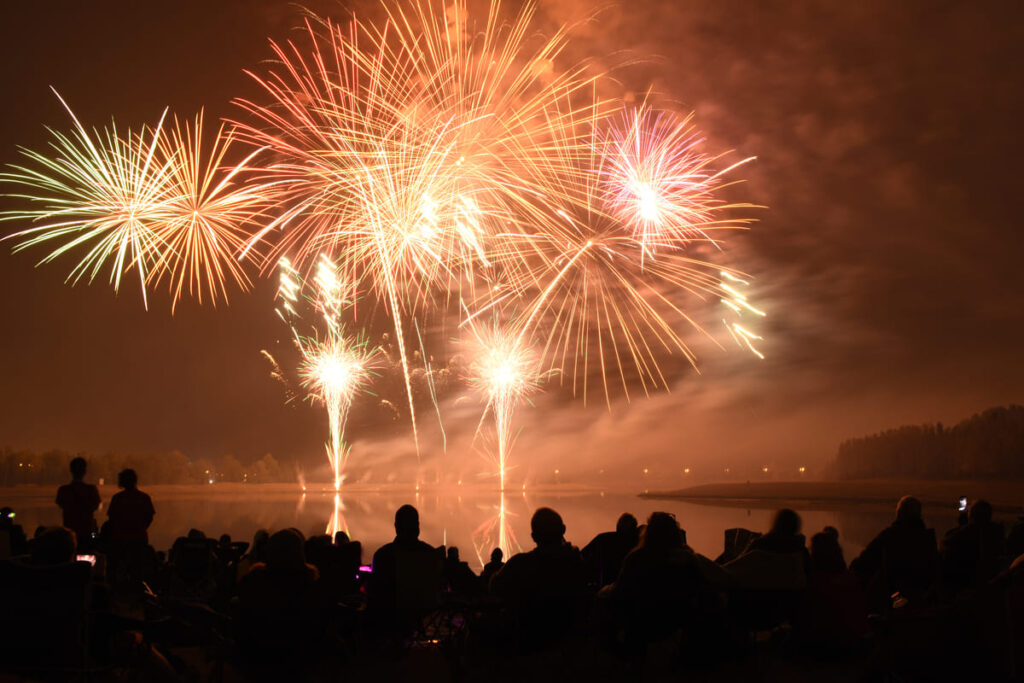 fuochi d'artificio a ferragosto