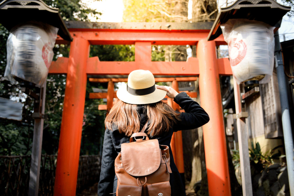 Torii Gate in Ueno Park, Tokyo