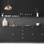 Cucina nera|lavagna kitchen|colore nero|casa nera|kriptonite krossing