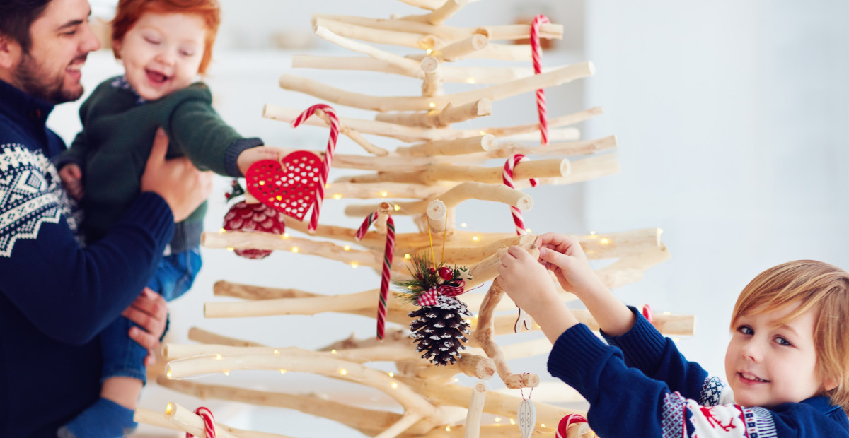 Pillole di interior design: tante idee per un albero di Natale fai da te