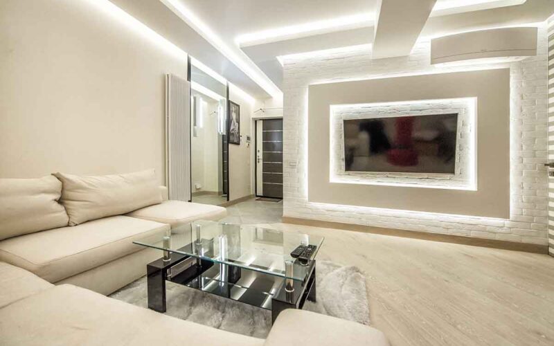 Strisce led per il design di interni: illuminare la casa con stile