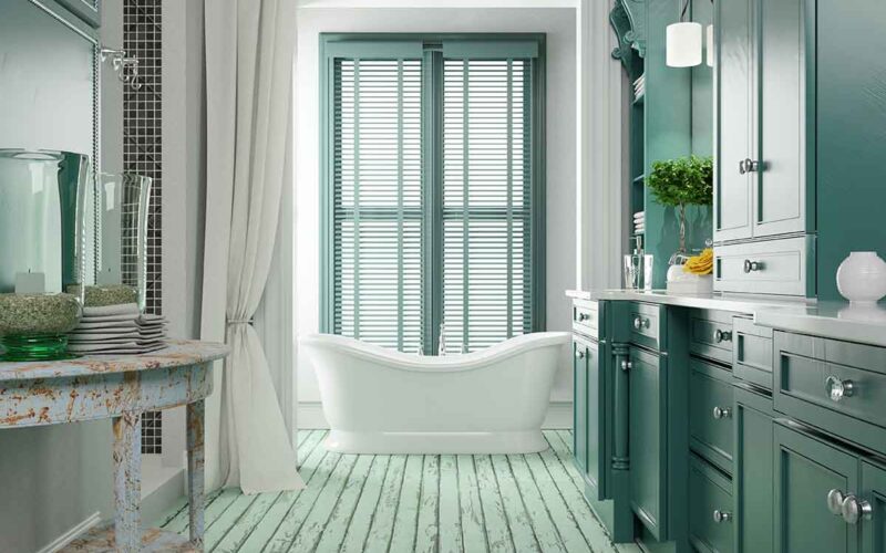 Il bagno shabby chic e lo stile Provenzale