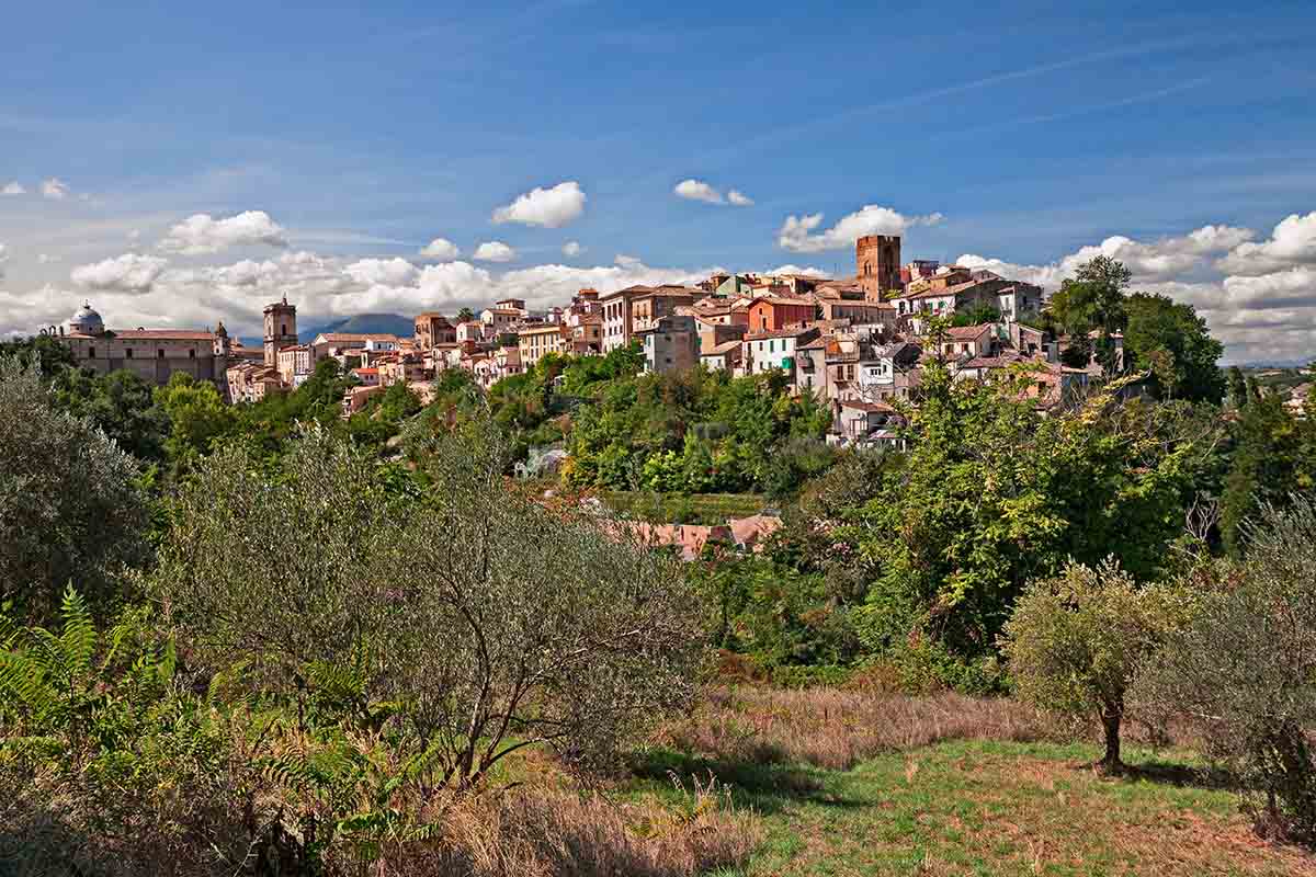 Il borgo di Buonconvento: i colori del cotto e delle crete