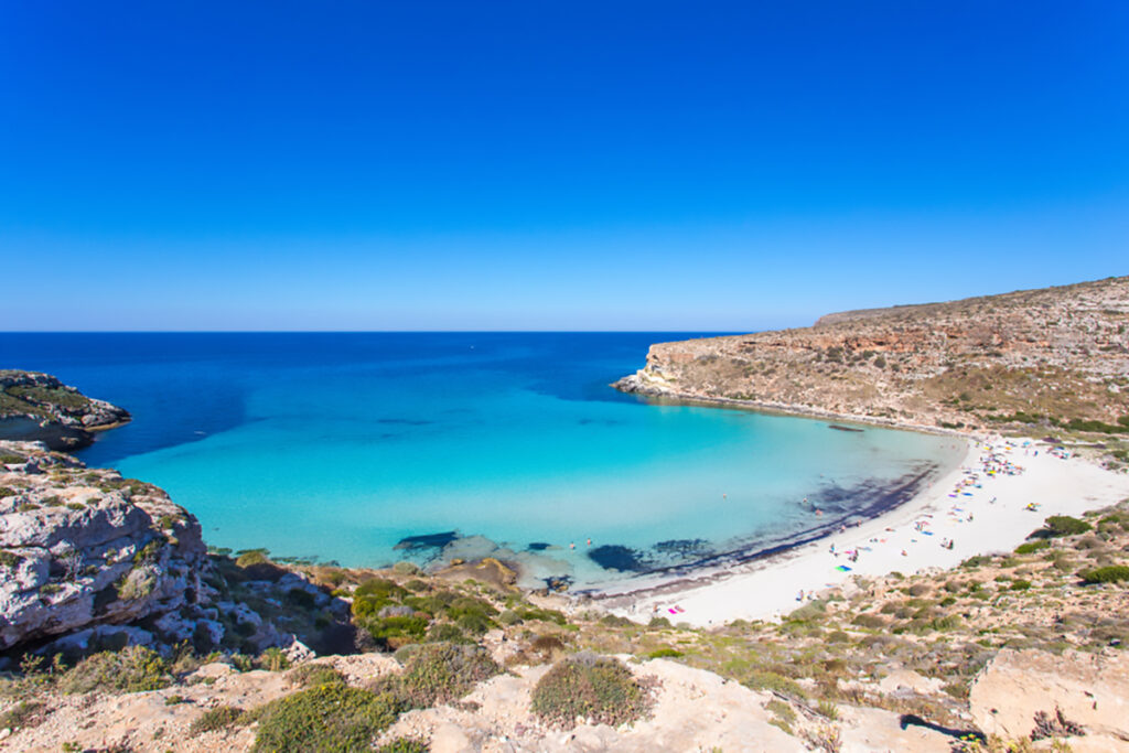 Spiaggia dei conigli a Lampedusa