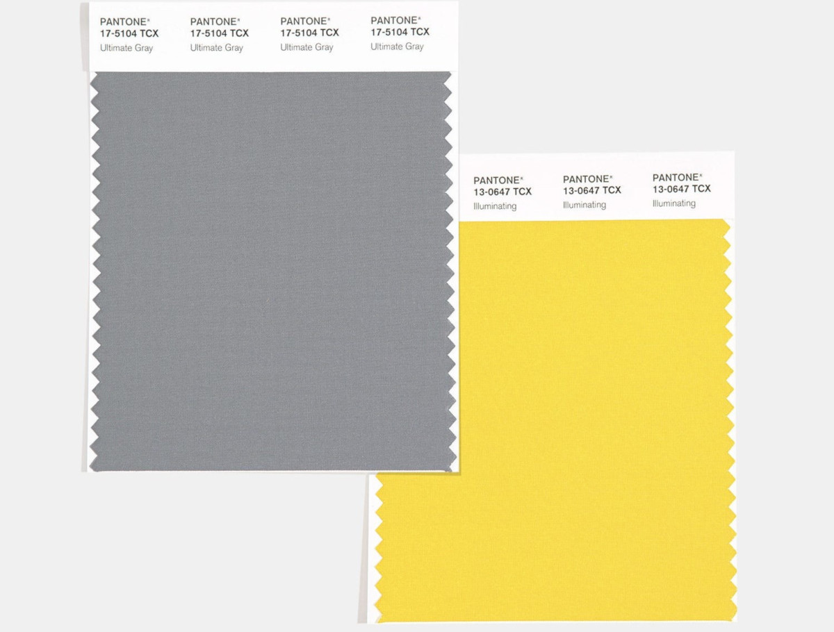 Pantone 2021: Ultimate gray e Illuminating