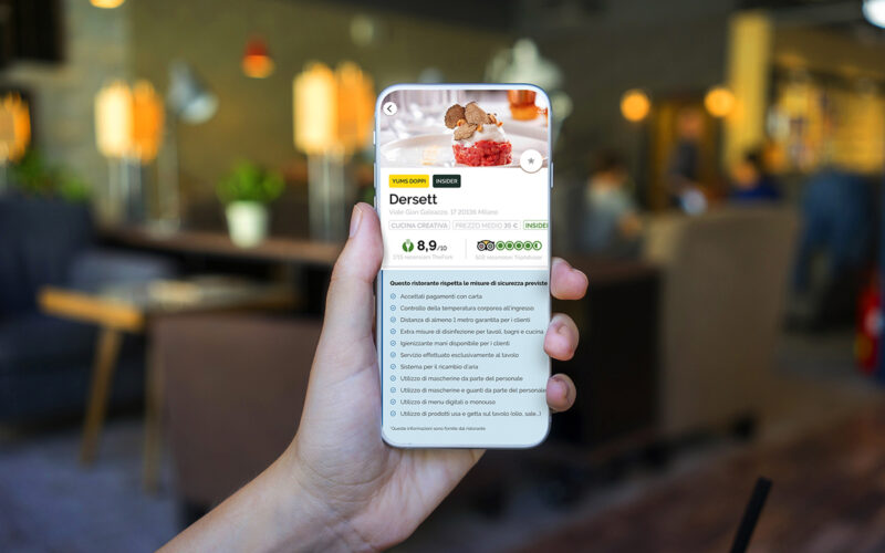 L’App The Fork ora vi avverte se il ristorante applica misure anti Covid-19