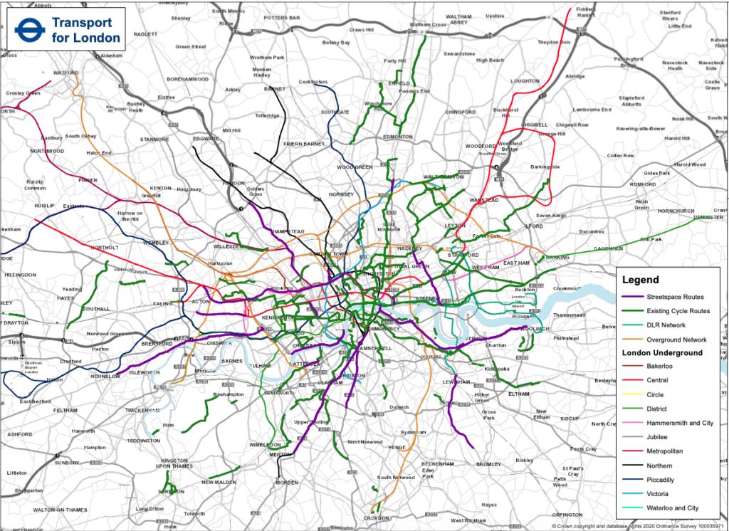 trasporti londra car free