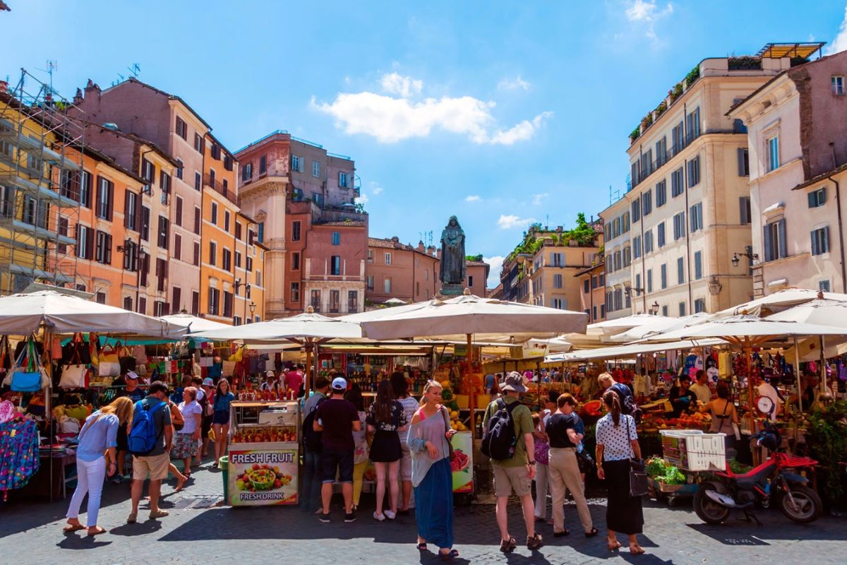 Campo de’ Fiori, Roma - Mercati più importanti di Italia