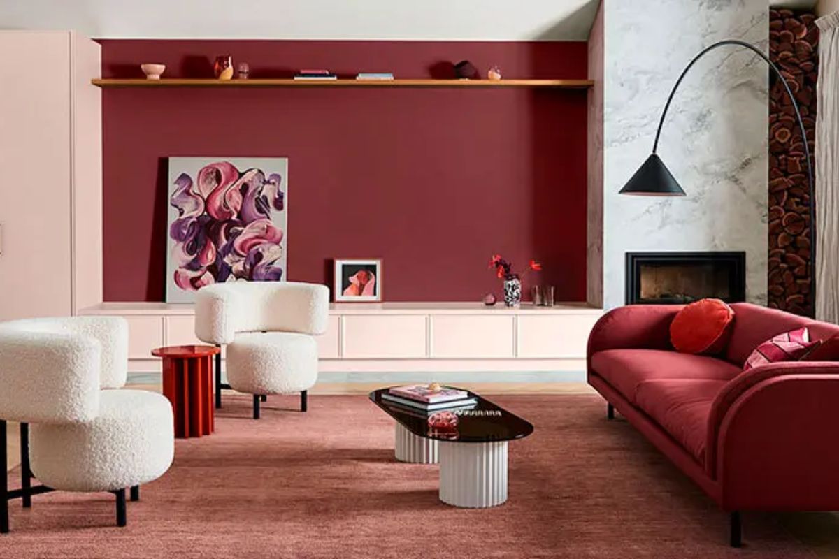 Pantone Color Borgogna Interior Design Colore 2025